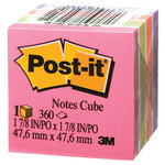 Post-it ポストイット カラーキューブミニ 混色５色 2051-SP